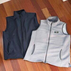 L.L. Bean Gray Vest and 32 Degrees Navy Women's Vests